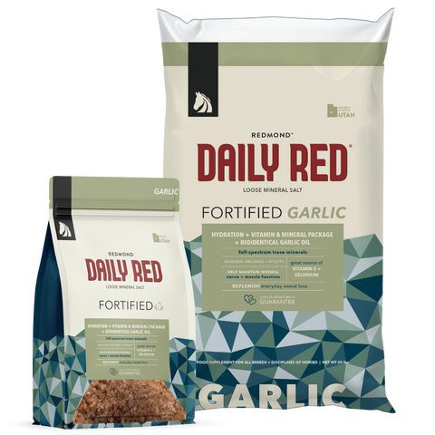 Daily Red® Fortified Garlic - Horse Vitamin & Mineral Supplement