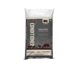 A 25-pound bag of Redmond Conditioner for goats.