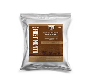 A 25-pound bag of Redmond First Month, a baby goat supplement that supports immunity.