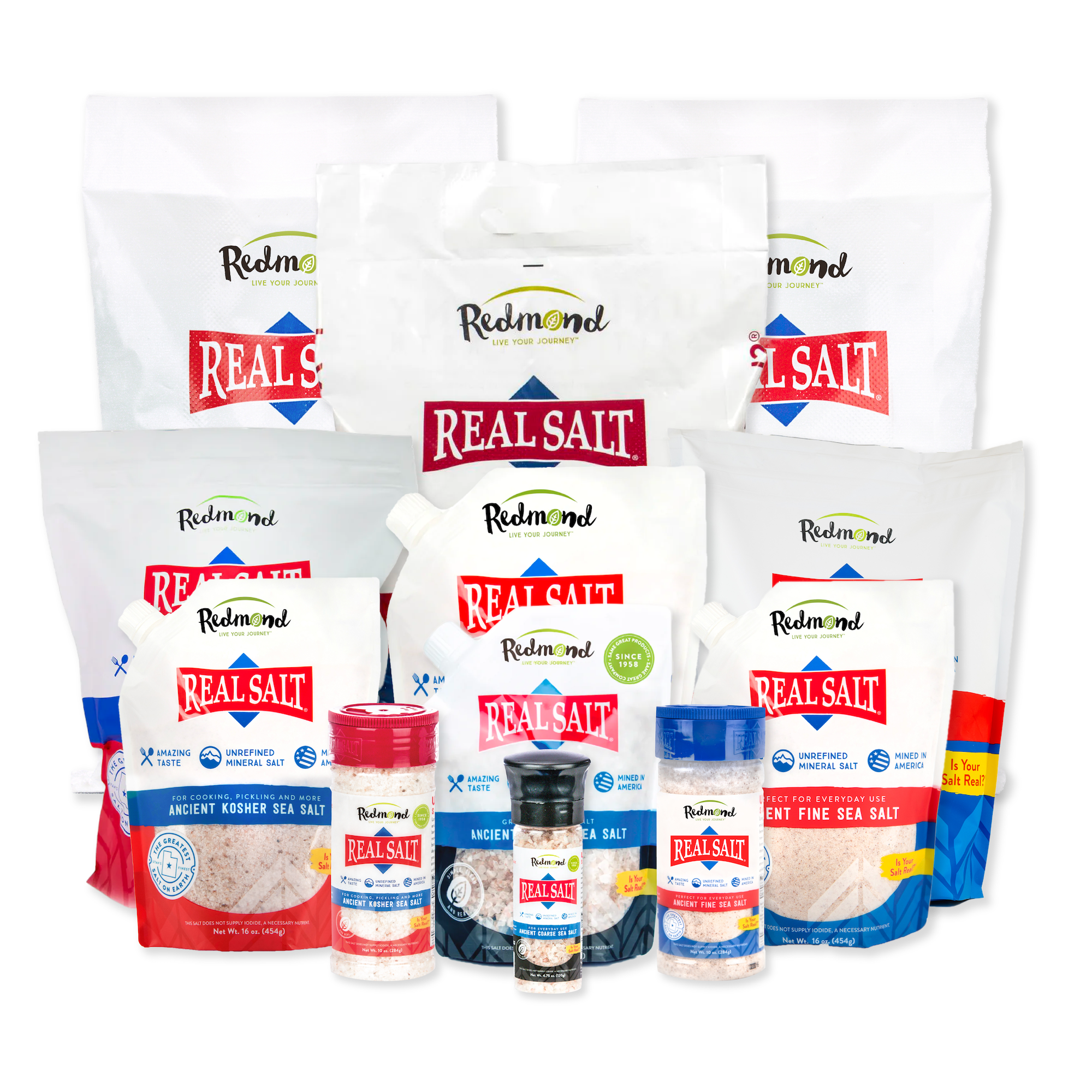 Real Salt Kosher Sea Salt Shaker - 10 Oz