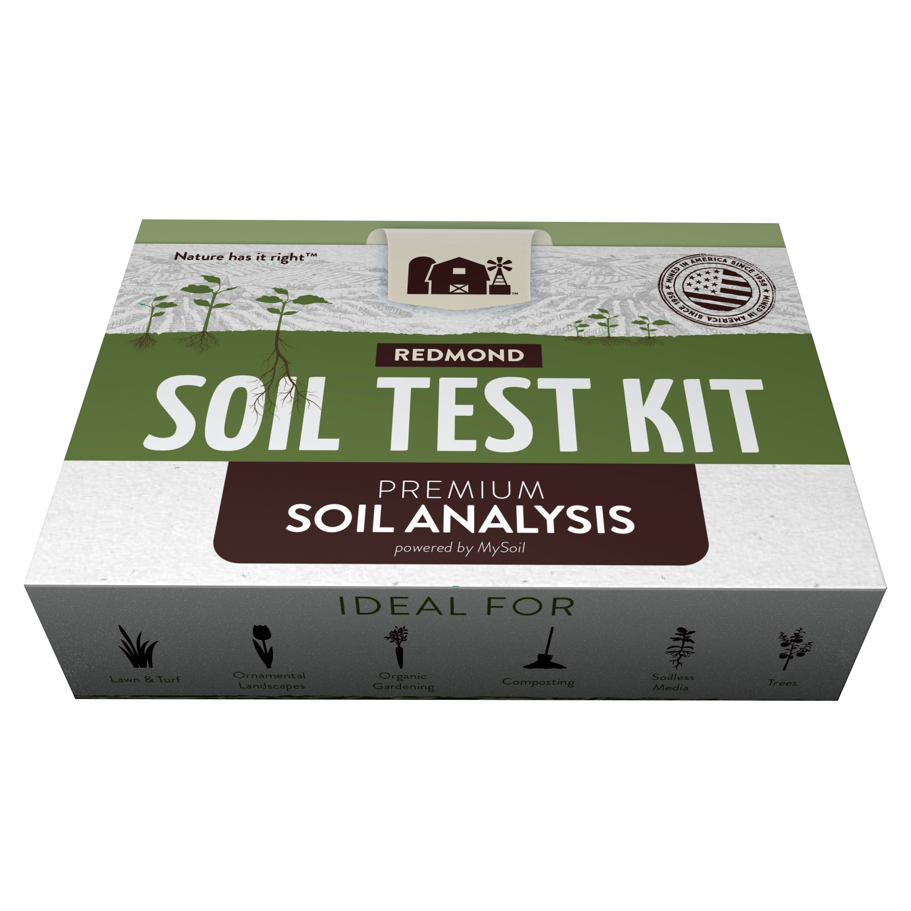 Redmond soil text kit.